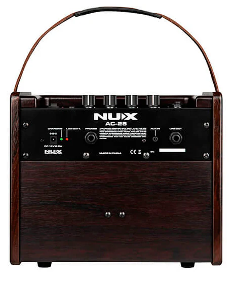 NUX AC-25 AMPLIFICADOR GUITARRA ACUSTICA CON BATERIA - Image 4