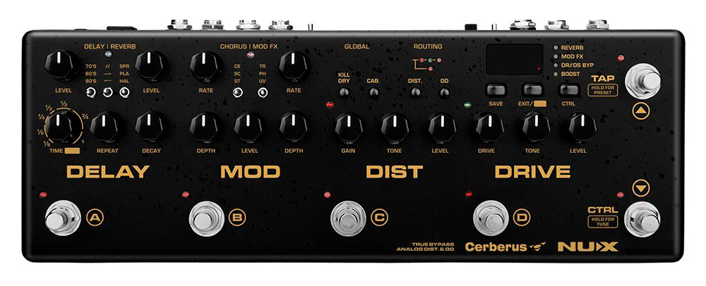 NUX NME-3 CERBERUS PEDALERA MULTIEFECTOS GUITARRA