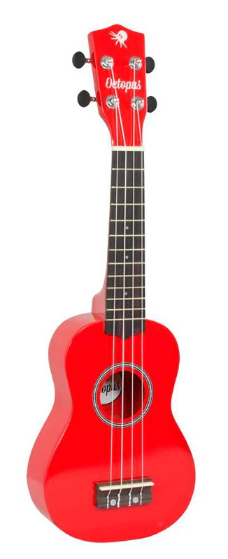 OCTOPUS UK-205 CAR UKELELE SOPRANO ROJO