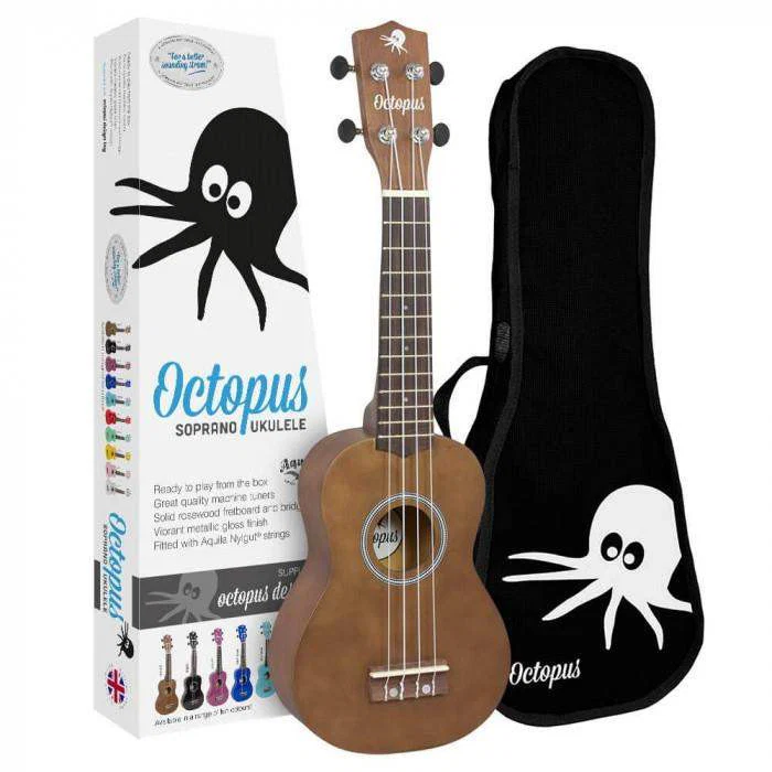 OCTOPUS UK-205BRS UKELELE SOPRANO MARRON - Image 3