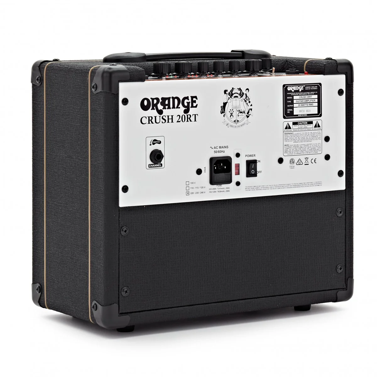 ORANGE CRUSH 20RT BK AMPLIFICADOR GUITARRA NEGRO - Image 5