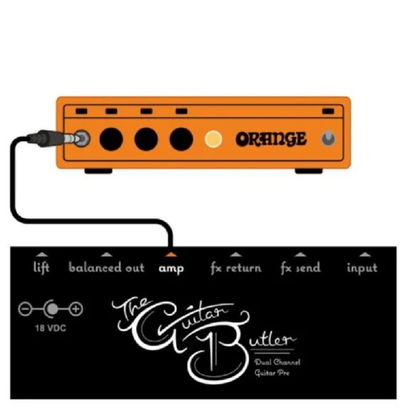 ORANGE GUITAR BUTLER PEDAL PREAMPLIFICADOR GUITARRA - Image 11