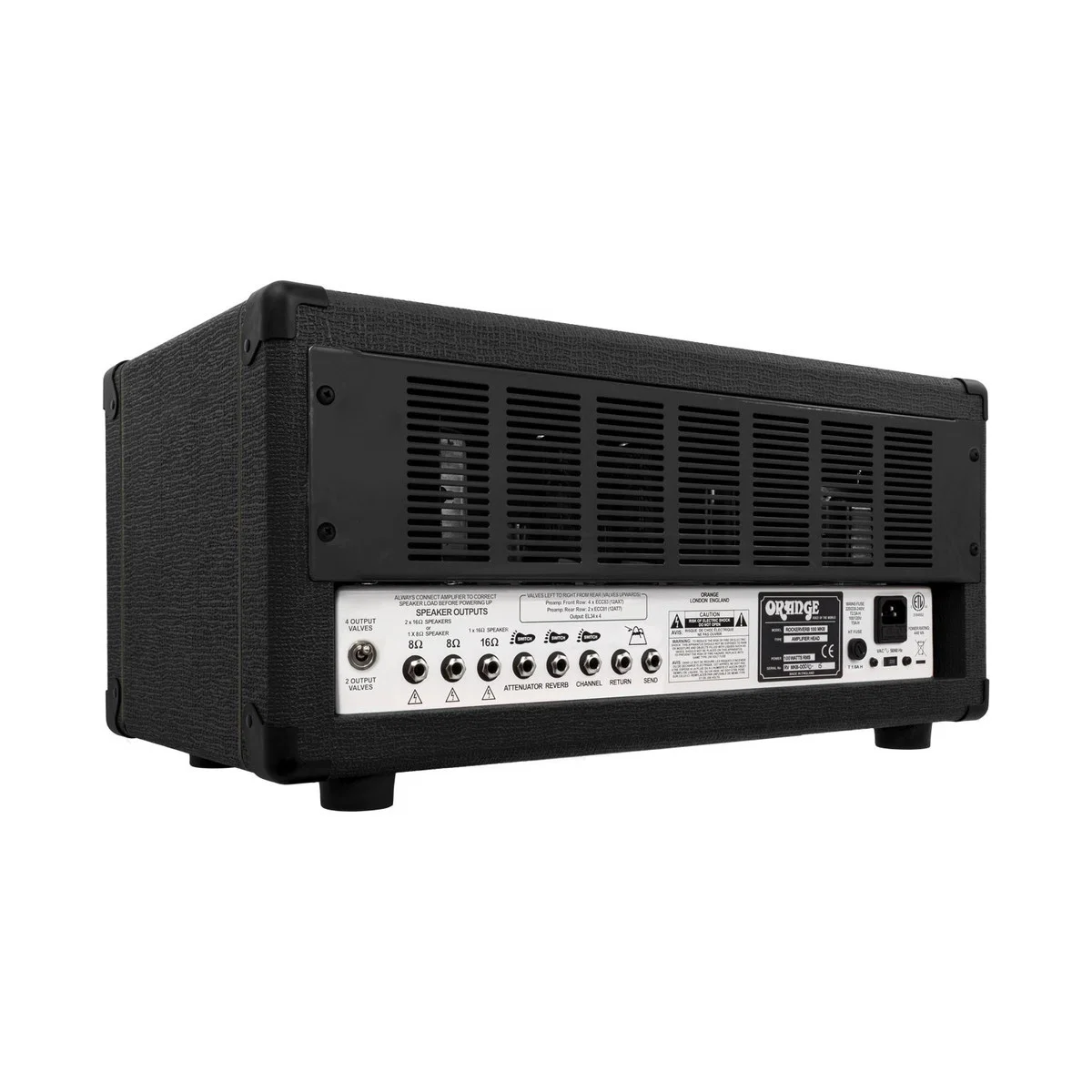 ORANGE ROCKERVERB 100H MKIII BLK AMPLIFICADOR CABEZAL NEGRO - Image 5