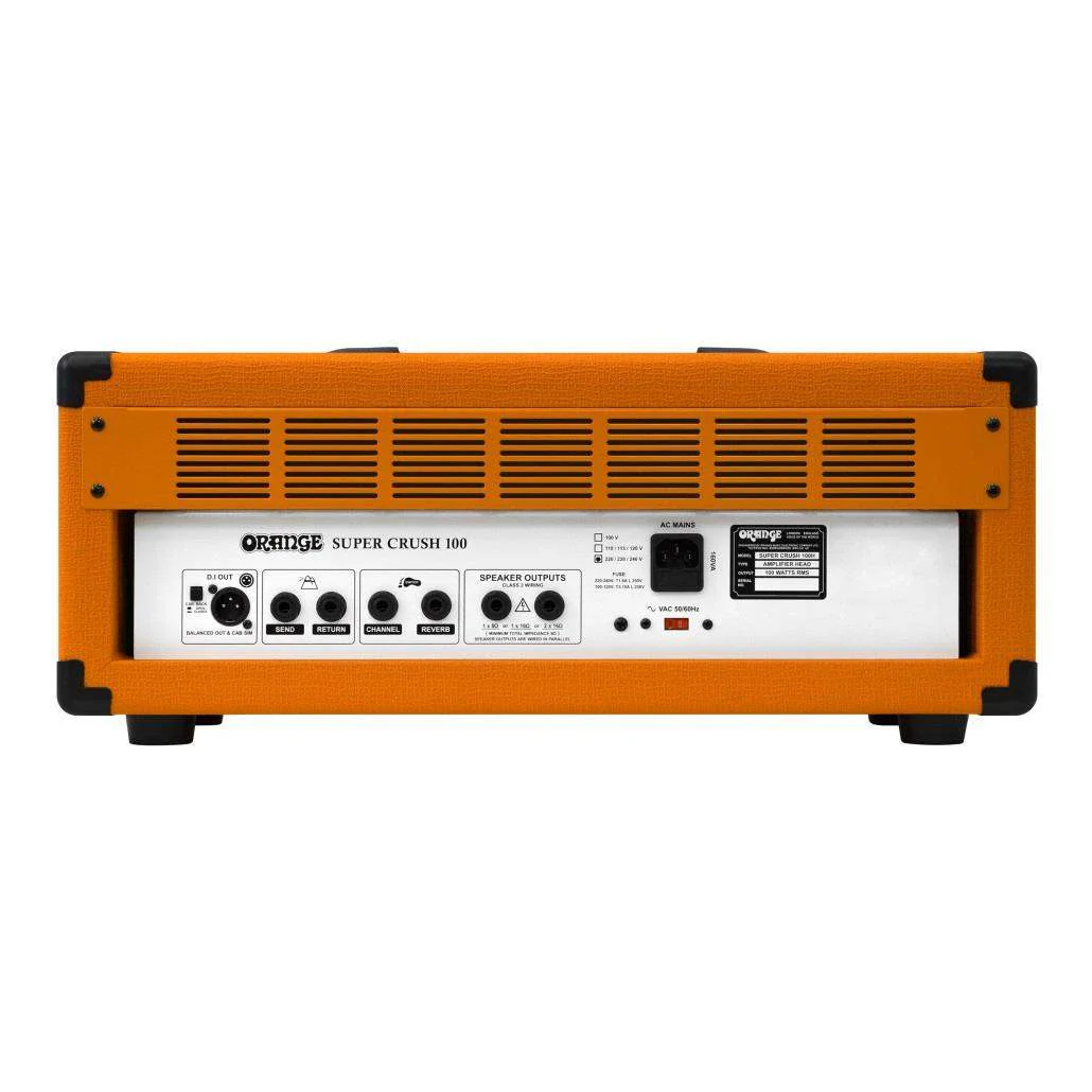 ORANGE SUPER CRUSH 100H AMPLIFICADOR CABEZAL GUITARRA - Image 4