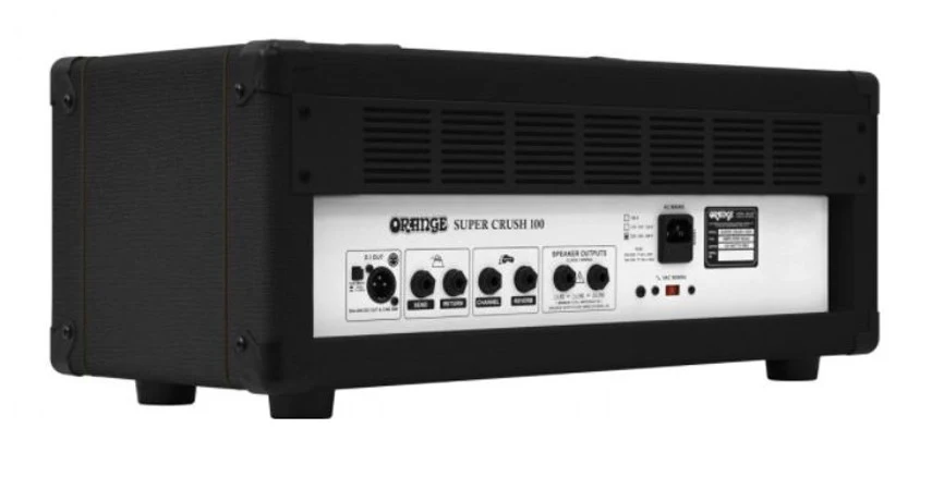 ORANGE SUPER CRUSH 100H BLK AMPLIFICADOR CABEZAL GUITARRA NEGRO - Image 5