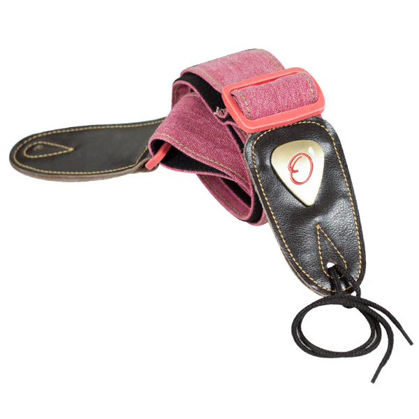 ORTOLA 7457-006 HQ7457 CORREA TEJANA GUITARRA FUCSIA