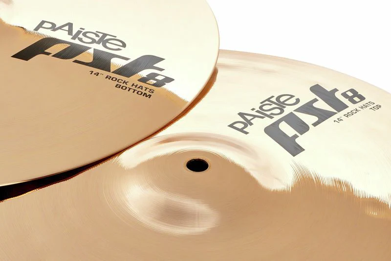 PAISTE 14 PST8 REFLECTOR ROCK HIHAT PLATOS BATERIA 14 PULGADAS - Image 4