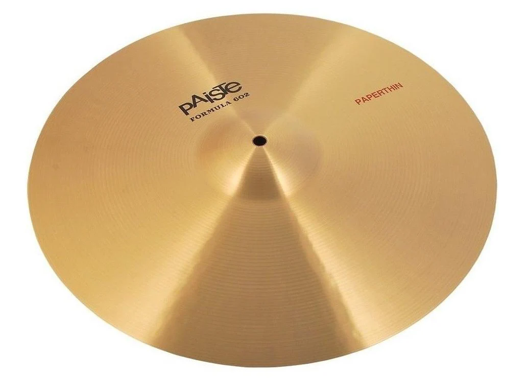 PAISTE 18 FORMULA 602 PAPERTHIN PLATO BATERIA 18 PULGADAS