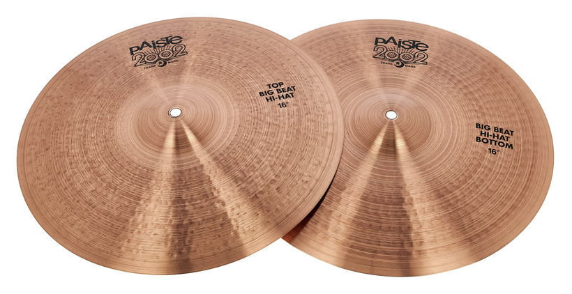 PAISTE 2002 BIG BEAT HI-HAT 16 PLATOS BATERIA - Image 2