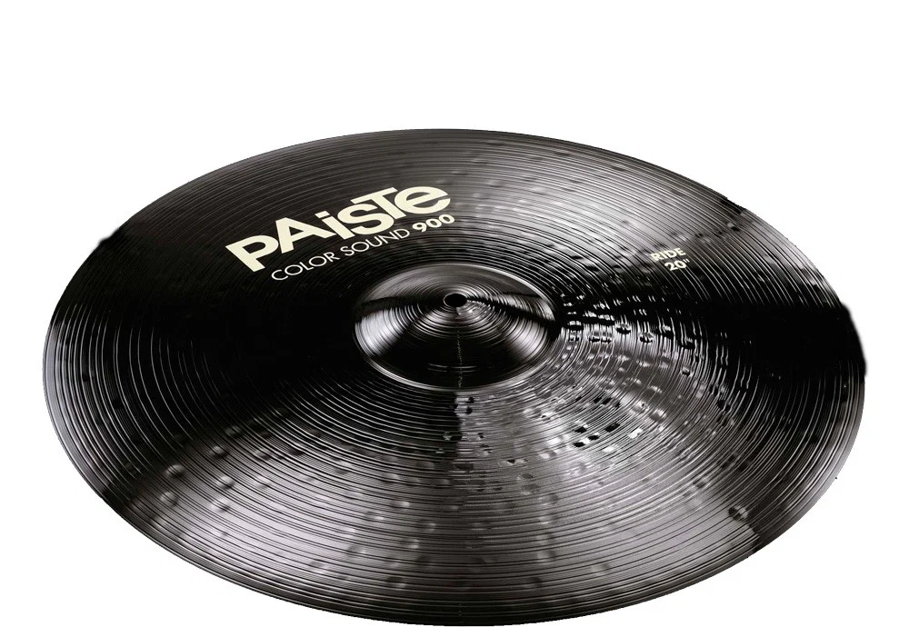 PAISTE 900 COLOR SOUND BLACK RIDE 20 PLATO BATERIA