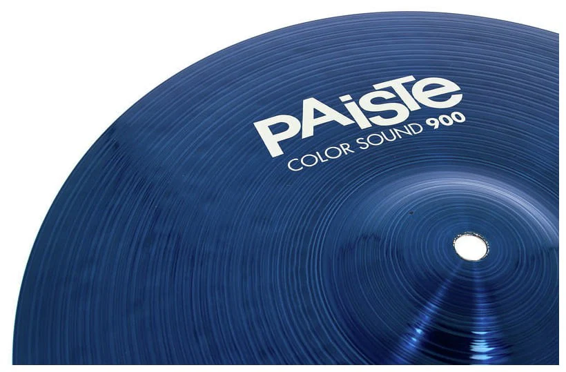 PAISTE 900 COLOR SOUND BLUE HEAVY HIHAT 15 PLATOS BATERIA - Image 3