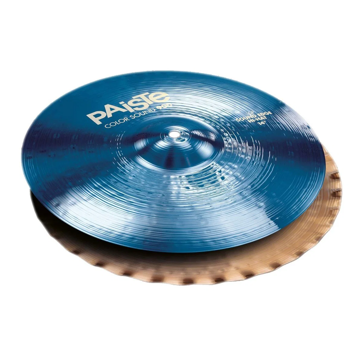 PAISTE 900 COLOR SOUND BLUE SOUND EDGE HI-HAT 14 PLATOS BATERIA