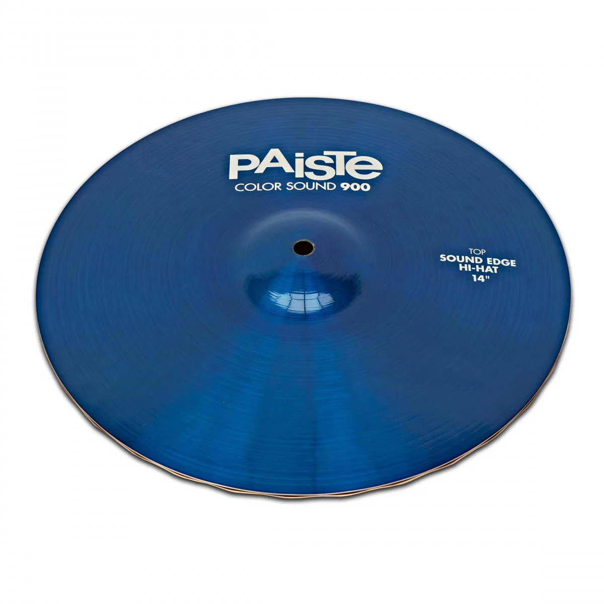 PAISTE 900 COLOR SOUND BLUE SOUND EDGE HI-HAT 14 PLATOS BATERIA - Image 2