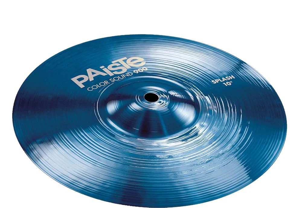 PAISTE 900 COLOR SOUND BLUE SPLASH 10 PLATO BATERIA