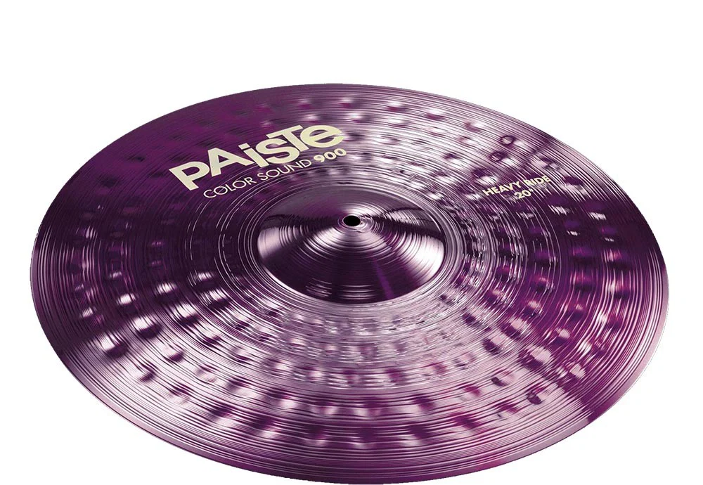 PAISTE 900 COLOR SOUND PURPLE HEAVY RIDE 22 PLATO BATERIA