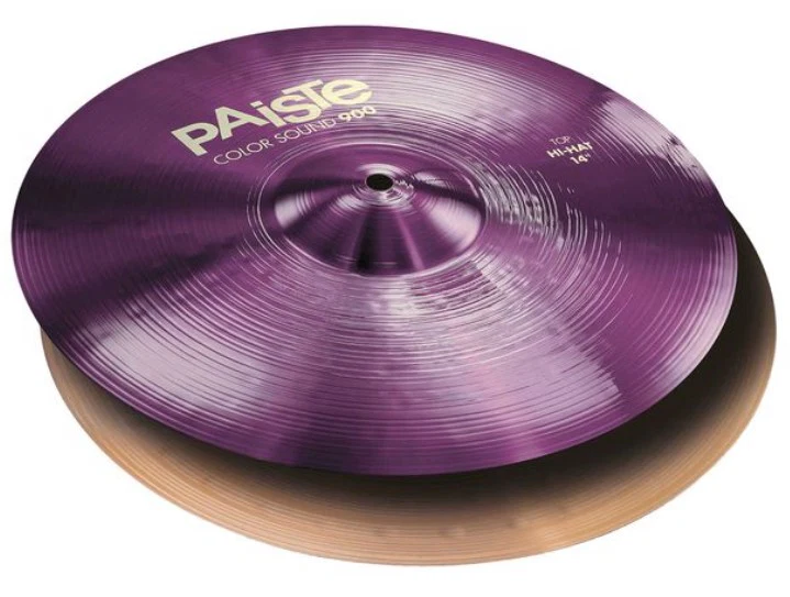 PAISTE 900 COLOR SOUND PURPLE HIHAT 14 PLATOS BATERIA