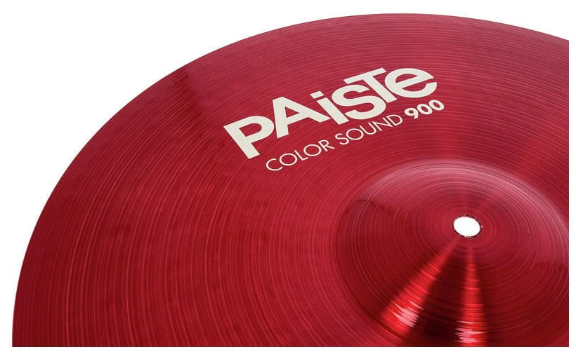 PAISTE 900 COLOR SOUND RED HEAVY CRASH 18 PLATO BATERIA - Image 4