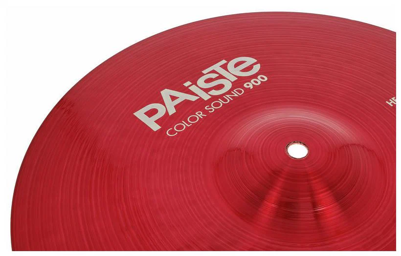 PAISTE 900 COLOR SOUND RED HEAVY HIHAT 15 PLATOS BATERIA - Image 4