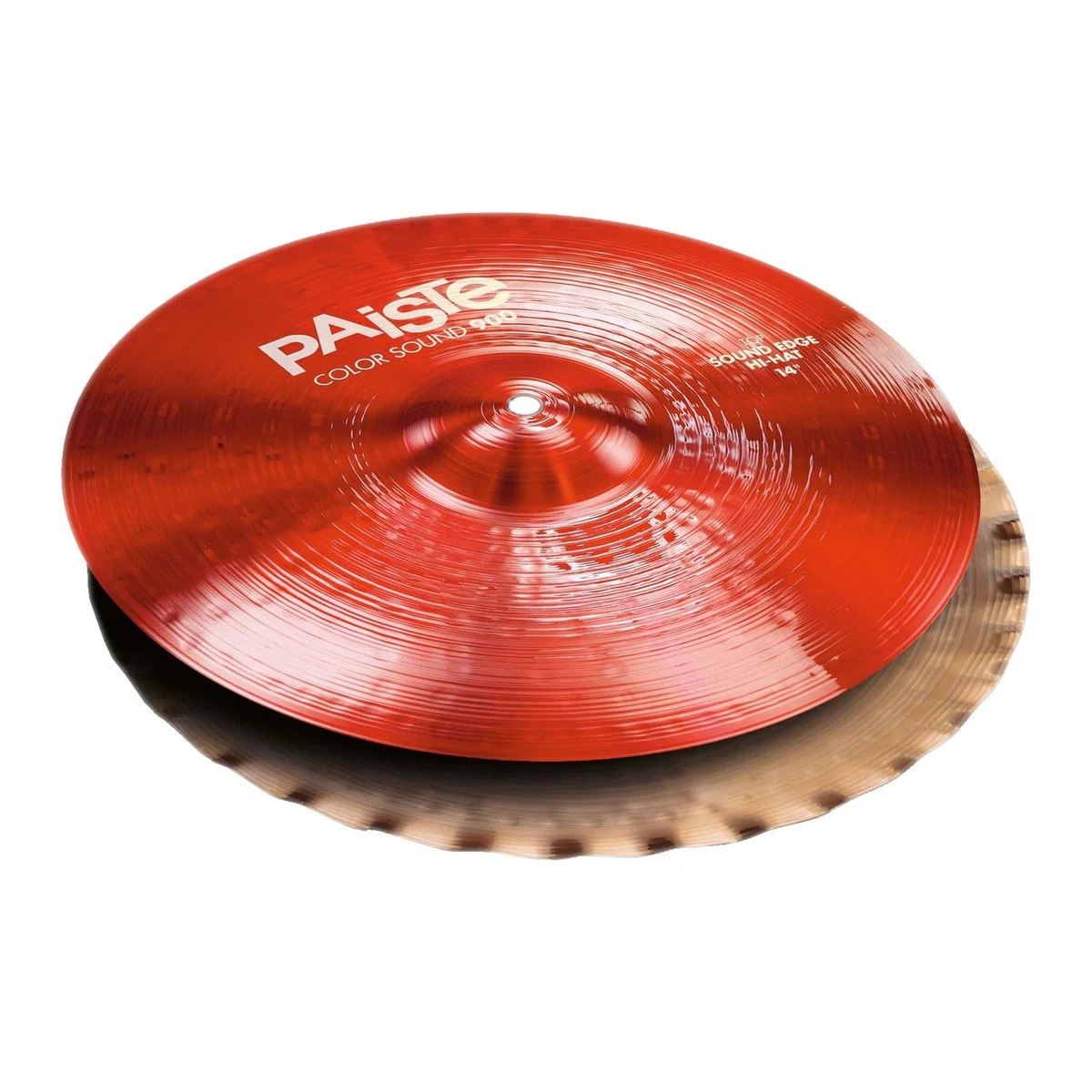 PAISTE 900 COLOR SOUND RED SOUND EDGE HI-HAT 14 PLATOS BATERIA