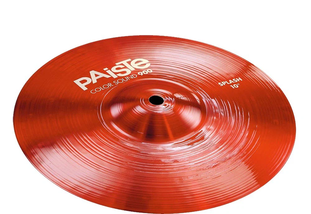 PAISTE 900 COLOR SOUND RED SPLASH 10 PLATO BATERIA