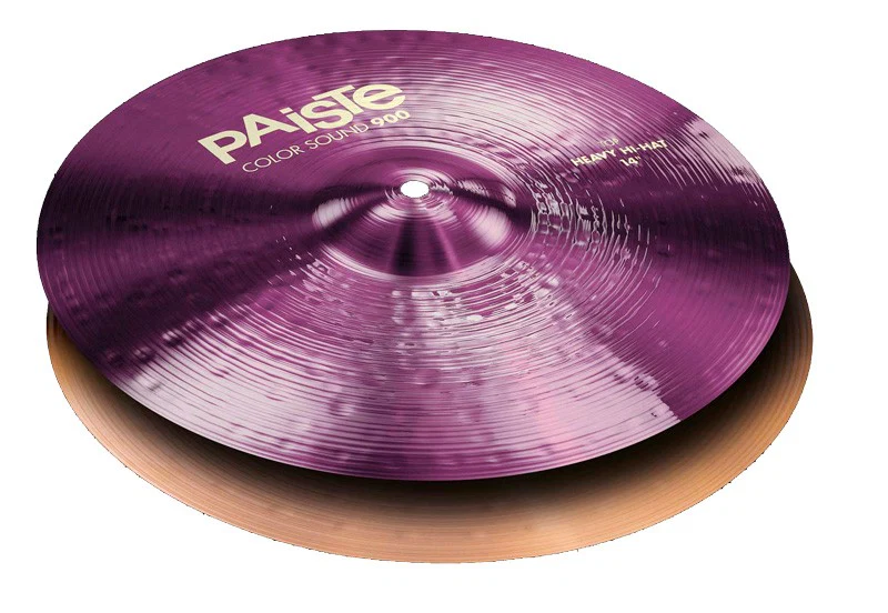 PAISTE COLOR SOUND 900 PURPLE HEAVY HI-HAT 14 PLATOS BATERIA
