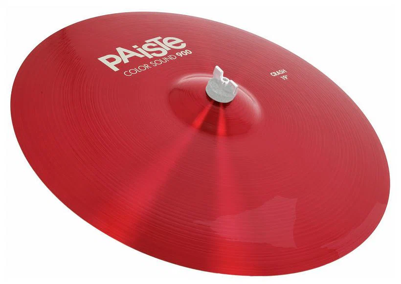 PAISTE COLOR SOUND 900 RED CRASH 19 PLATO BATERIA