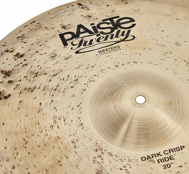 PAISTE MASTERS COLLECTION DARK CRISP RIDE PLATO BATERIA 20 PULGADAS - Image 4