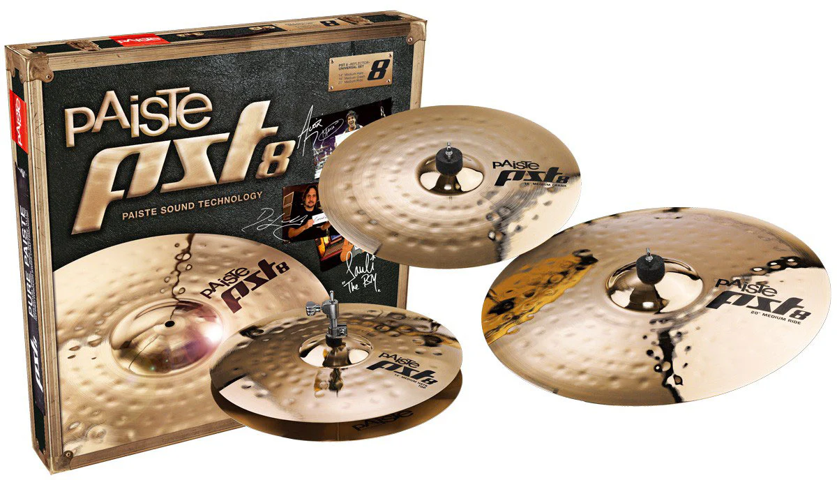 PAISTE PST8 REFLECTOR UNIVERSAL SET 3 PLATOS BATERIA