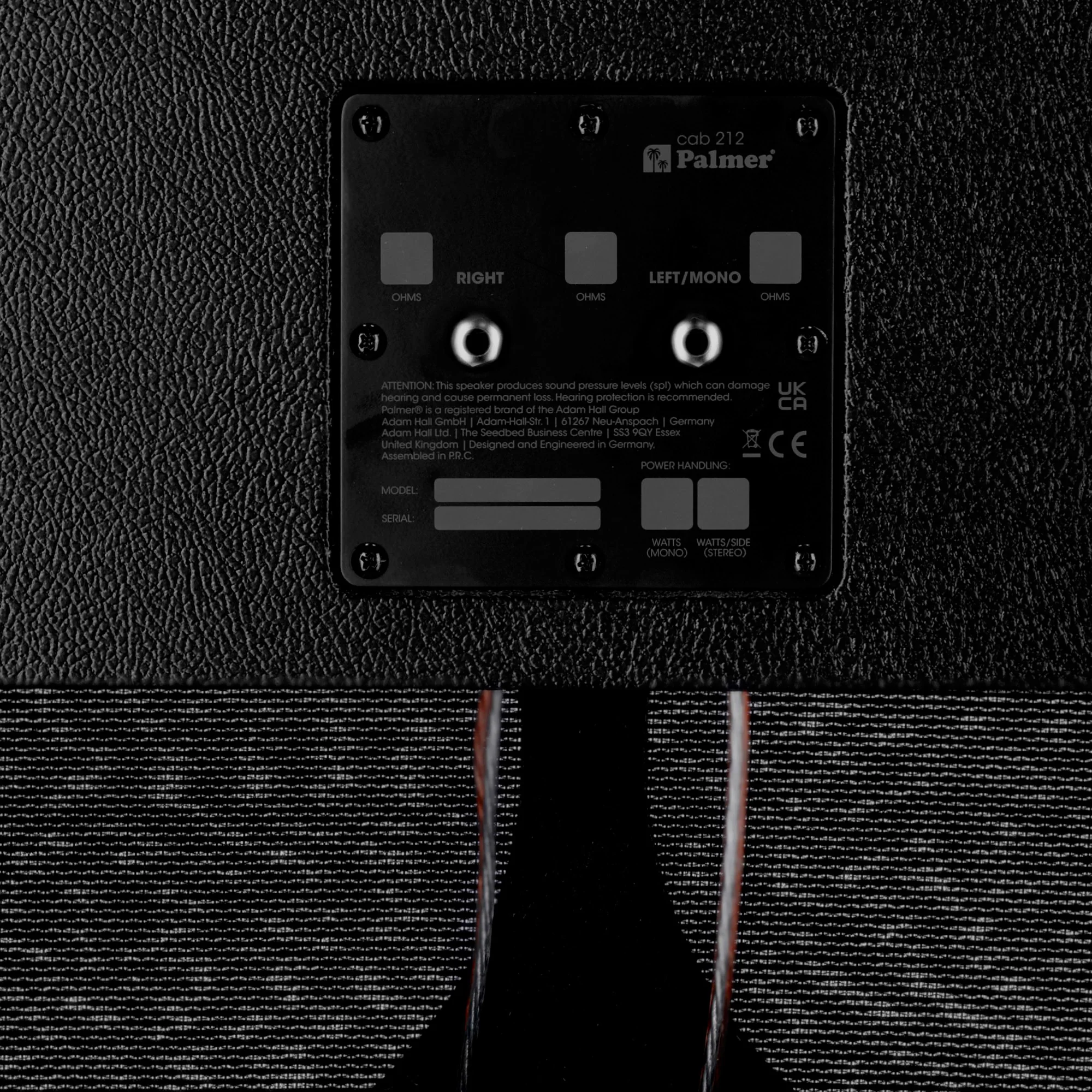 PALMER PCAB212BX PANTALLA VACIA 2X12 PARA AMPLIFICADOR GUITARRA ABIERTA - Image 7