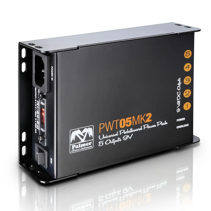 PALMER PWT05MKII FUENTE DE ALIMENTACION UNIVERSAL DE 9V PARA PEDALERAS 5 SALIDAS - Image 6