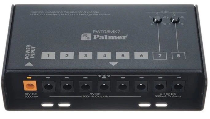 PALMER PWT08 MKII FUENTE DE ALIMENTACION UNIVERSAL 9V 8 SALIDAS - Image 3