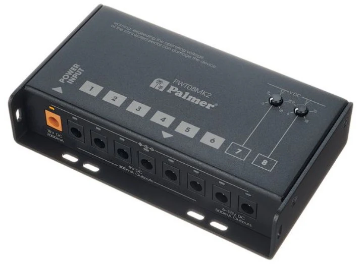 PALMER PWT08 MKII FUENTE DE ALIMENTACION UNIVERSAL 9V 8 SALIDAS - Image 4