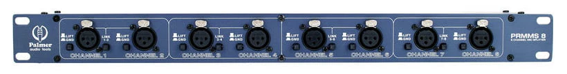 PALMER RMMS8 SPLITTER MICROFONO 8 CANALES
