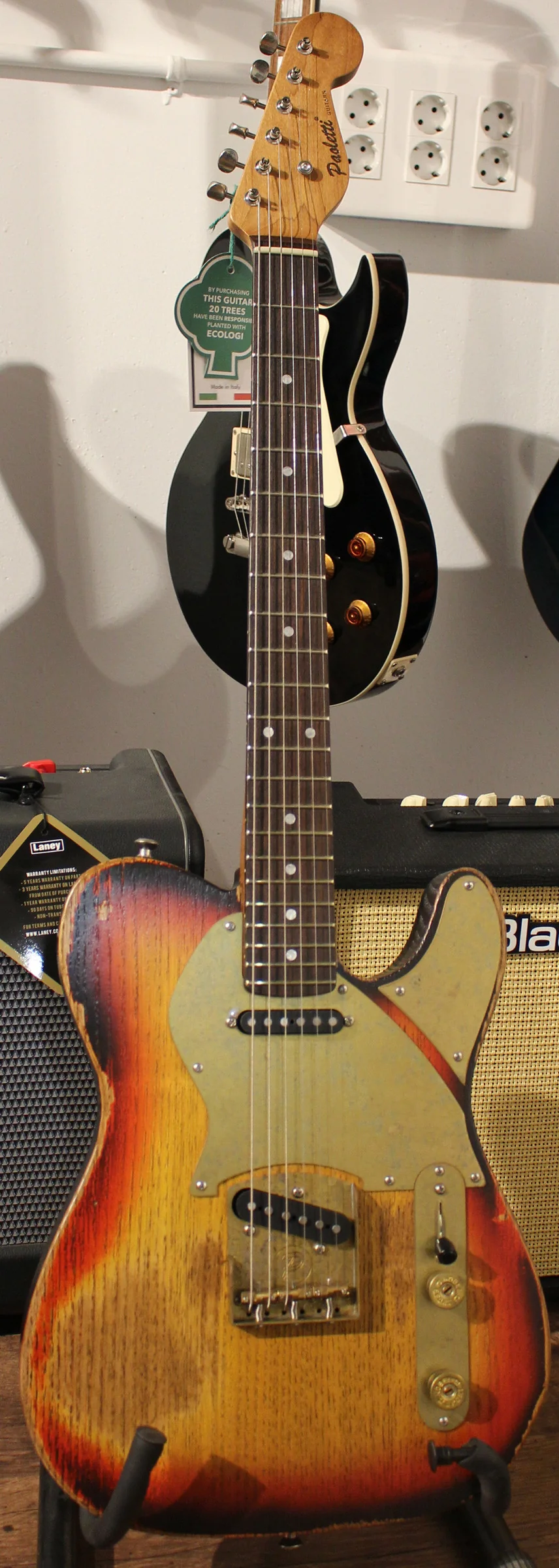 PAOLETTI GUITARS NANCY LOFT SS PF GUITARRA ELECTRICA 3 COLORES SUNBURST