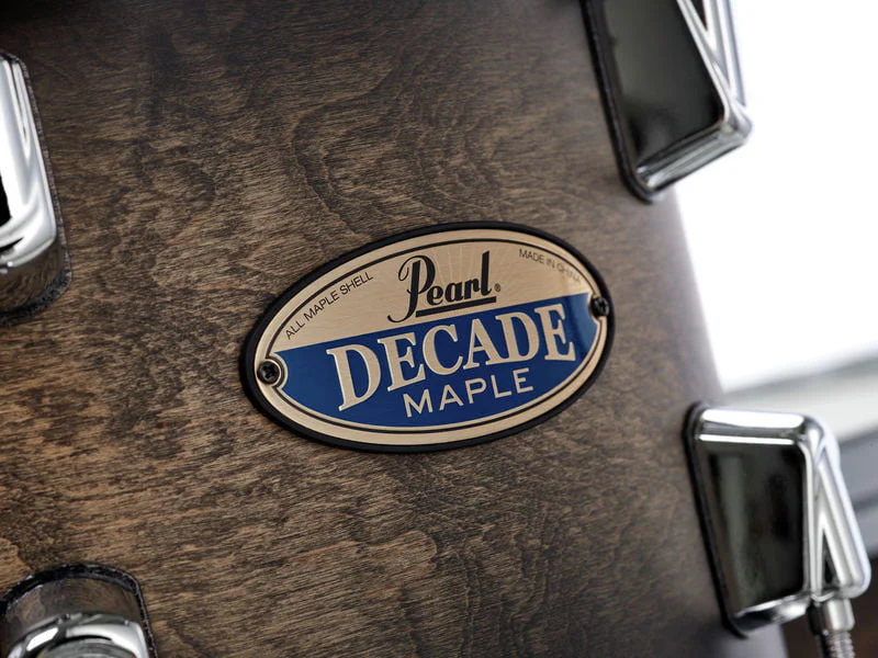 PEARL DMP905 C262 DECADE MAPLE BATERIA ACUSTICA CON HERRAJES SATIN BLACK BURST - Image 13