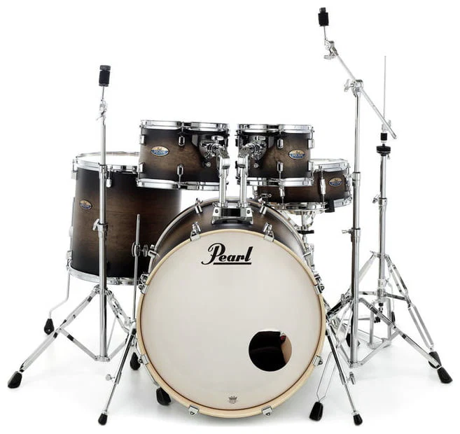 PEARL DMP925S C262 DECADE MAPLE BATERIA ACUSTICA CON HERRAJES SATIN BLACK BURST - Image 2