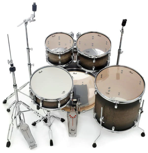 PEARL DMP925S C262 DECADE MAPLE BATERIA ACUSTICA CON HERRAJES SATIN BLACK BURST - Image 5