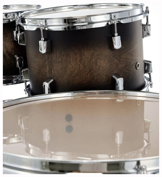 PEARL DMP925S C262 DECADE MAPLE BATERIA ACUSTICA CON HERRAJES SATIN BLACK BURST - Image 7