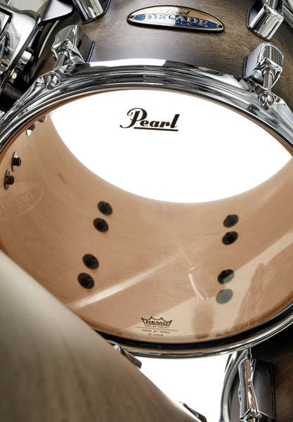 PEARL DMP925S C262 DECADE MAPLE BATERIA ACUSTICA CON HERRAJES SATIN BLACK BURST - Image 8