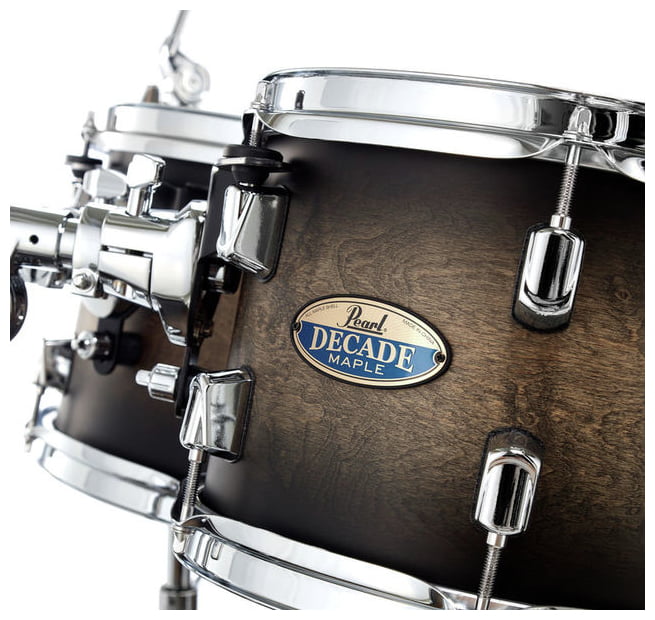 PEARL DMP925S C262 DECADE MAPLE BATERIA ACUSTICA CON HERRAJES SATIN BLACK BURST - Image 9