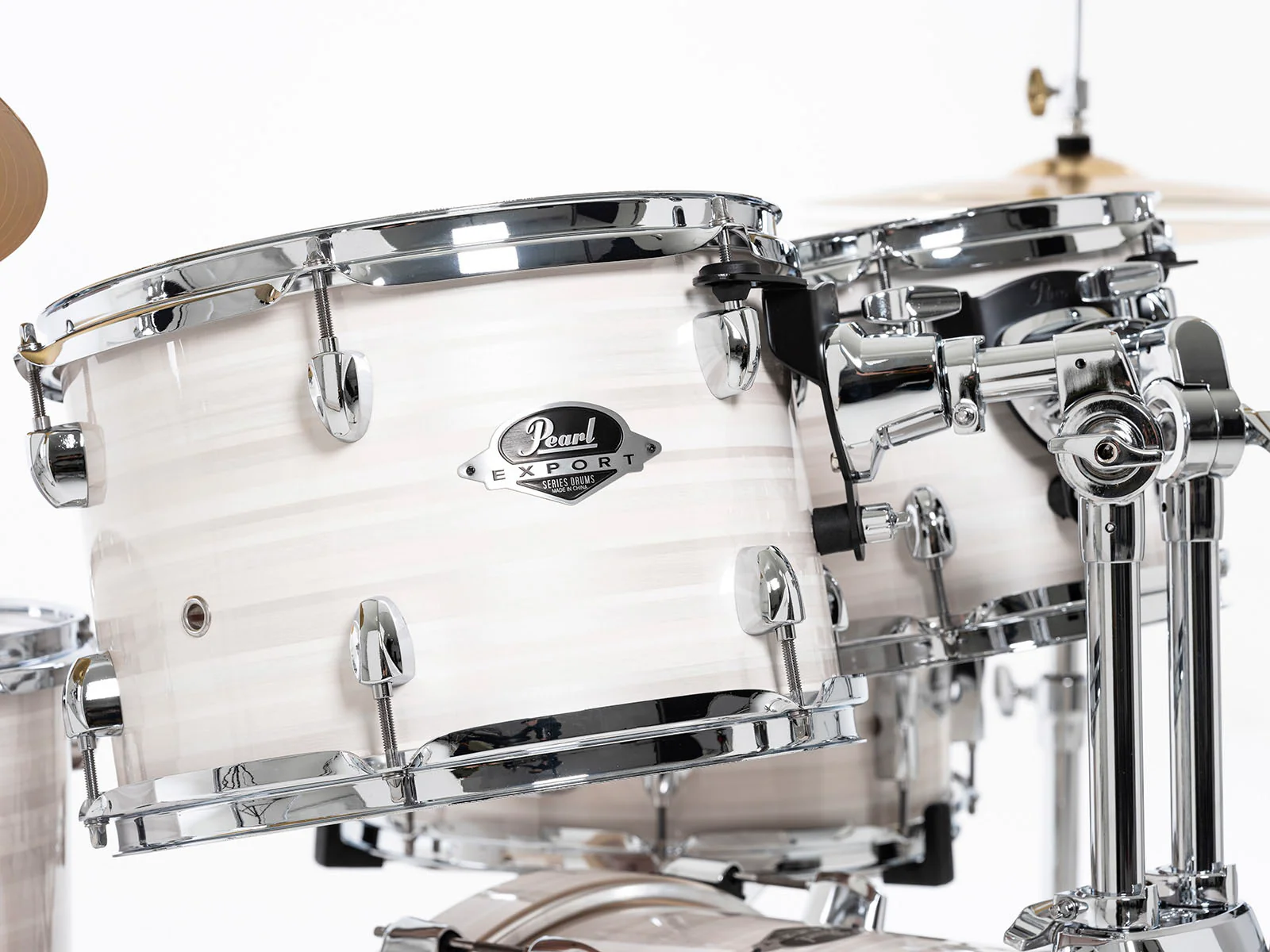 PEARL EXX705NBR C777 EXPORT BATERIA ACUSTICA CON HERRAJES Y PLATOS SLIPSTREAM WHITE - Image 15