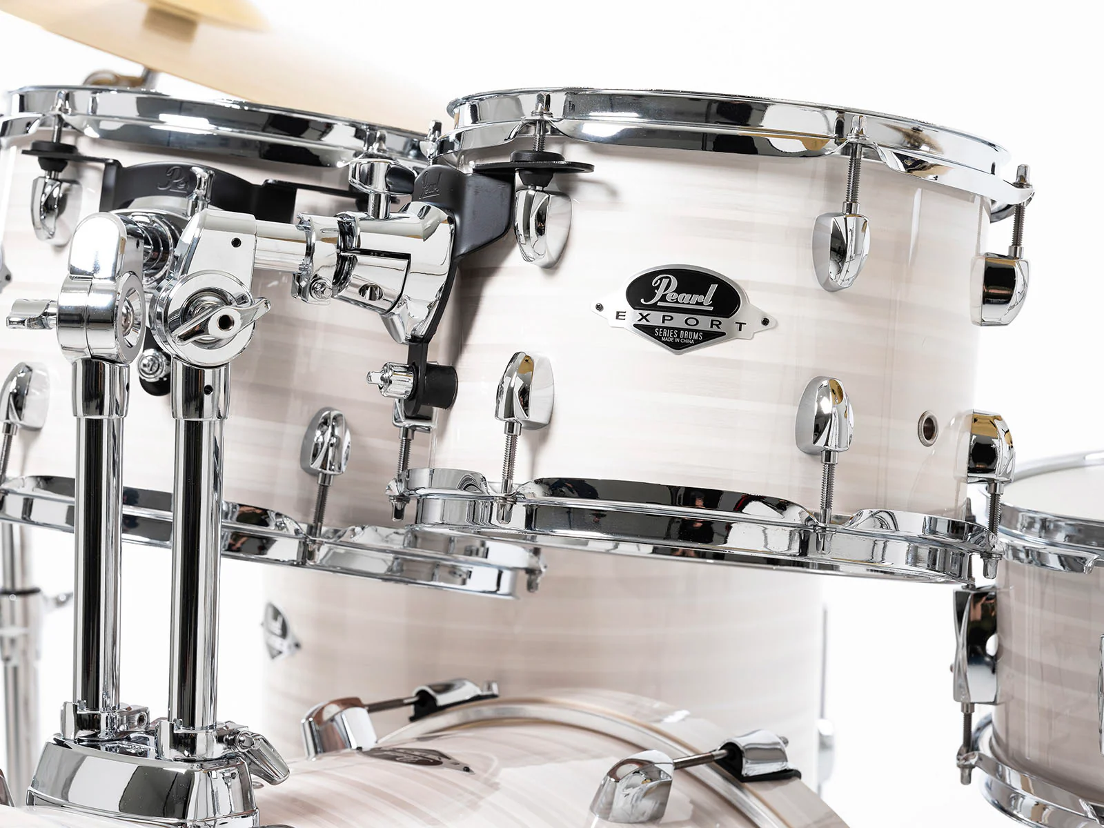 PEARL EXX705NBR C777 EXPORT BATERIA ACUSTICA CON HERRAJES Y PLATOS SLIPSTREAM WHITE - Image 16