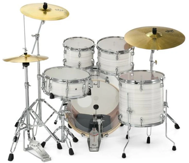 PEARL EXX705NBR C777 EXPORT BATERIA ACUSTICA CON HERRAJES Y PLATOS SLIPSTREAM WHITE - Image 6