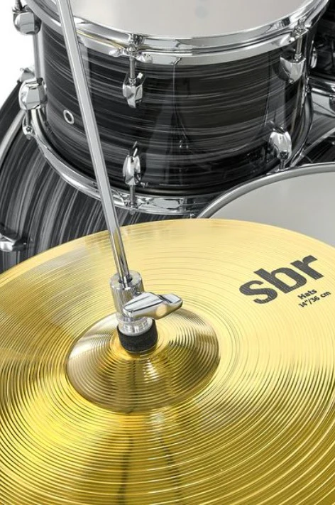 PEARL EXX705NBR C778 EXPORT BATERIA ACUSTICA CON HERRAJES Y PLATOS GRAPHITE SILVER TWIST - Image 10