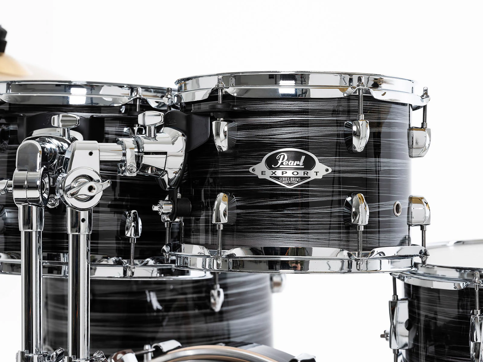 PEARL EXX705NBR C778 EXPORT BATERIA ACUSTICA CON HERRAJES Y PLATOS GRAPHITE SILVER TWIST - Image 17