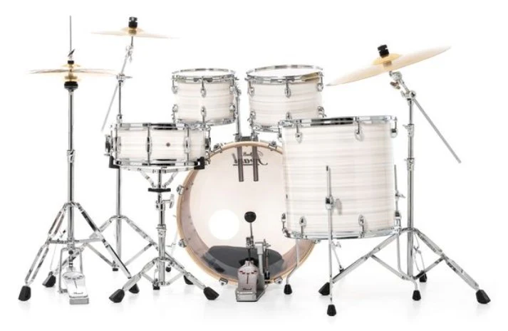 PEARL EXX725SBR C777 EXPORT BATERIA ACUSTICA CON HERRAJES Y PLATOS SLIPSTREAM WHITE - Image 5