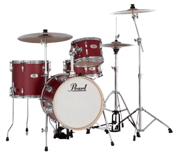 PEARL MT564C D747 MIDTOWN BATERIA ACUSTICA CON HERRAJES MATTE RED