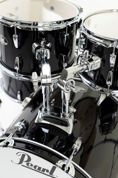 PEARL RS505C C31S ROADSHOW BATERIA ACUSTICA CON HERRAJES Y PLATOS JET BLACK - Image 3