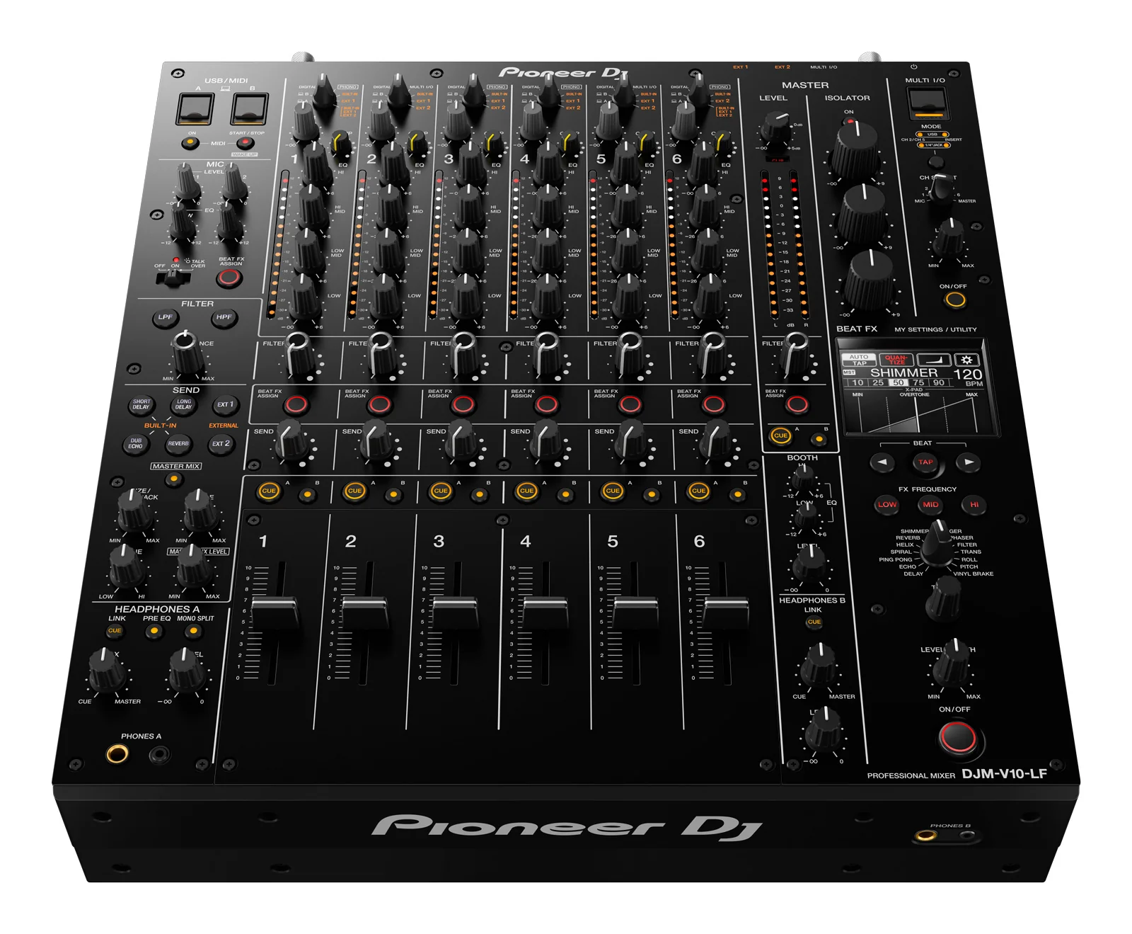 PIONEER DJ DJM V10-LF MESA DE MEZCLAS DIGITAL DJ 6 CANALES - Image 3