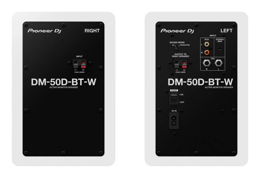 PIONEER DJ DM50D BT W MONITORES ACTIVOS 5 PULGADAS CON BLUETOOTH BLANCOS. PAREJA - Image 3